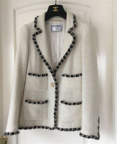 White Chanel blazer